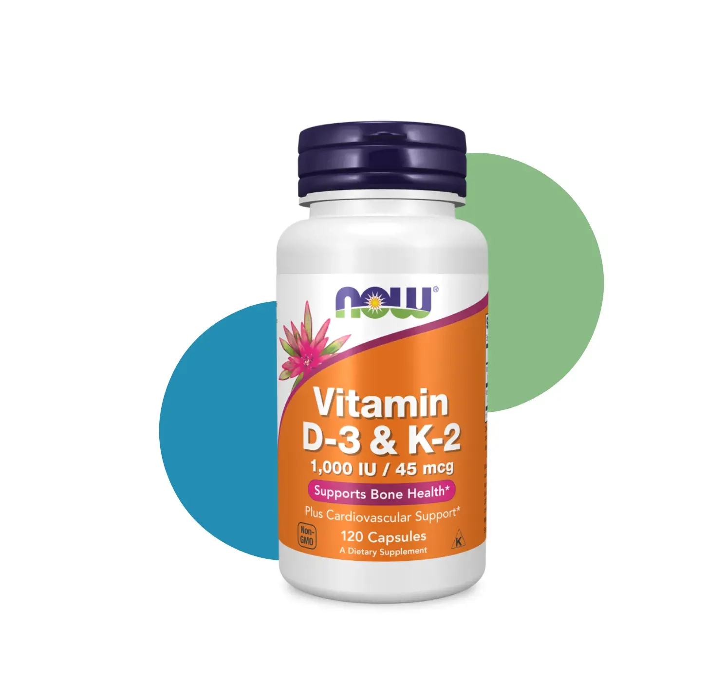 NW VITAMIN D-3/K-2 1000 IU/45 MG 120 VEG.CAPS