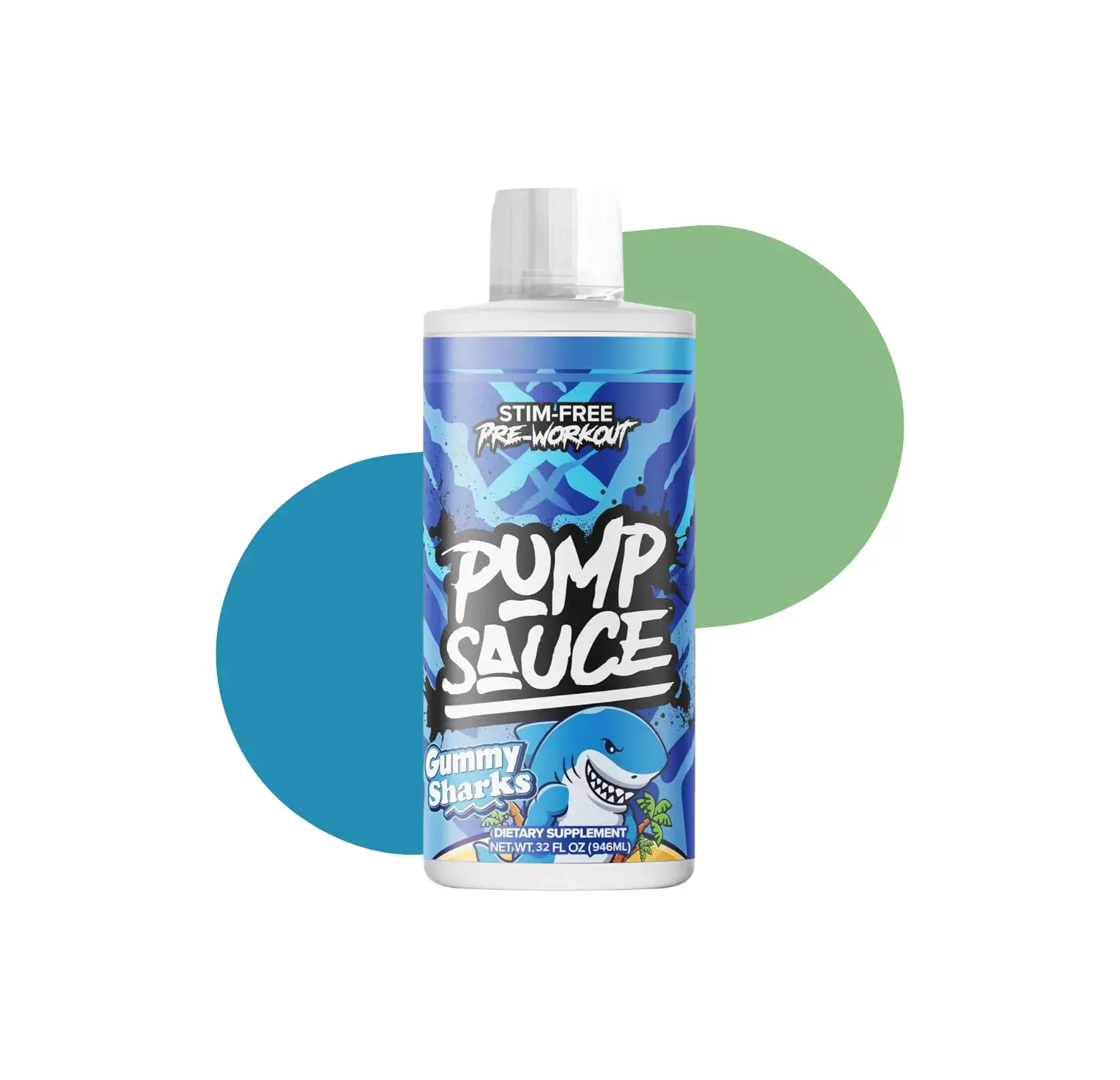 PU PUMP SAUCE STIM-FREE 946ML GUMMY SHARKS