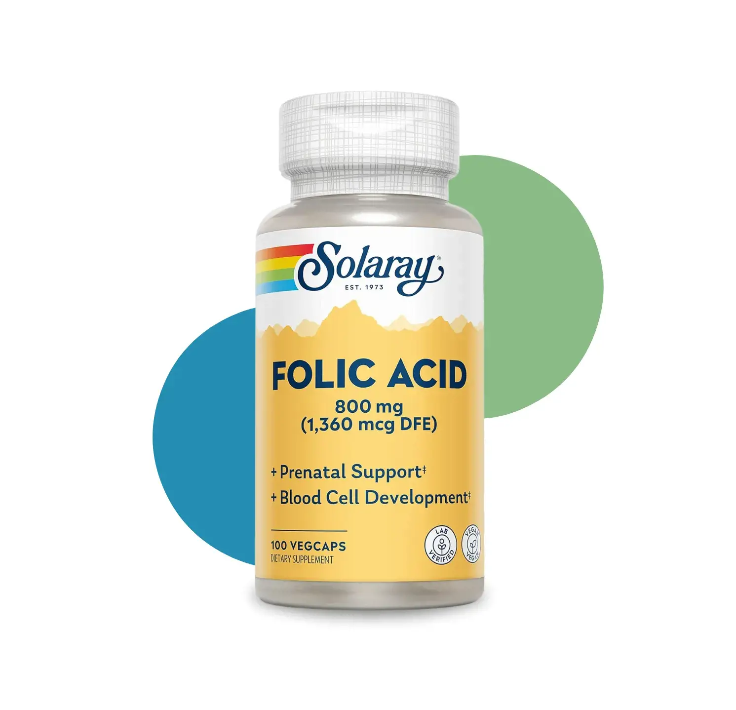SL FOLIC ACID 800MCG 100 VEG.CAPS (MOH)