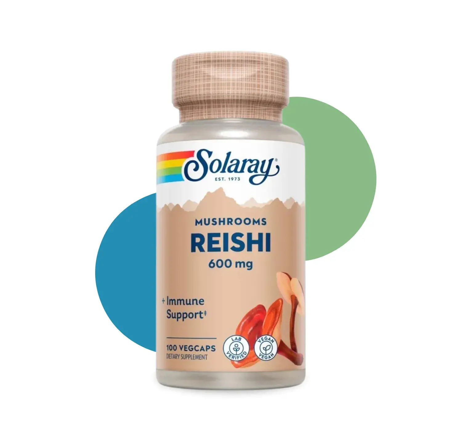SL REISHI MUSHROOM 600 MG 100 CAPS