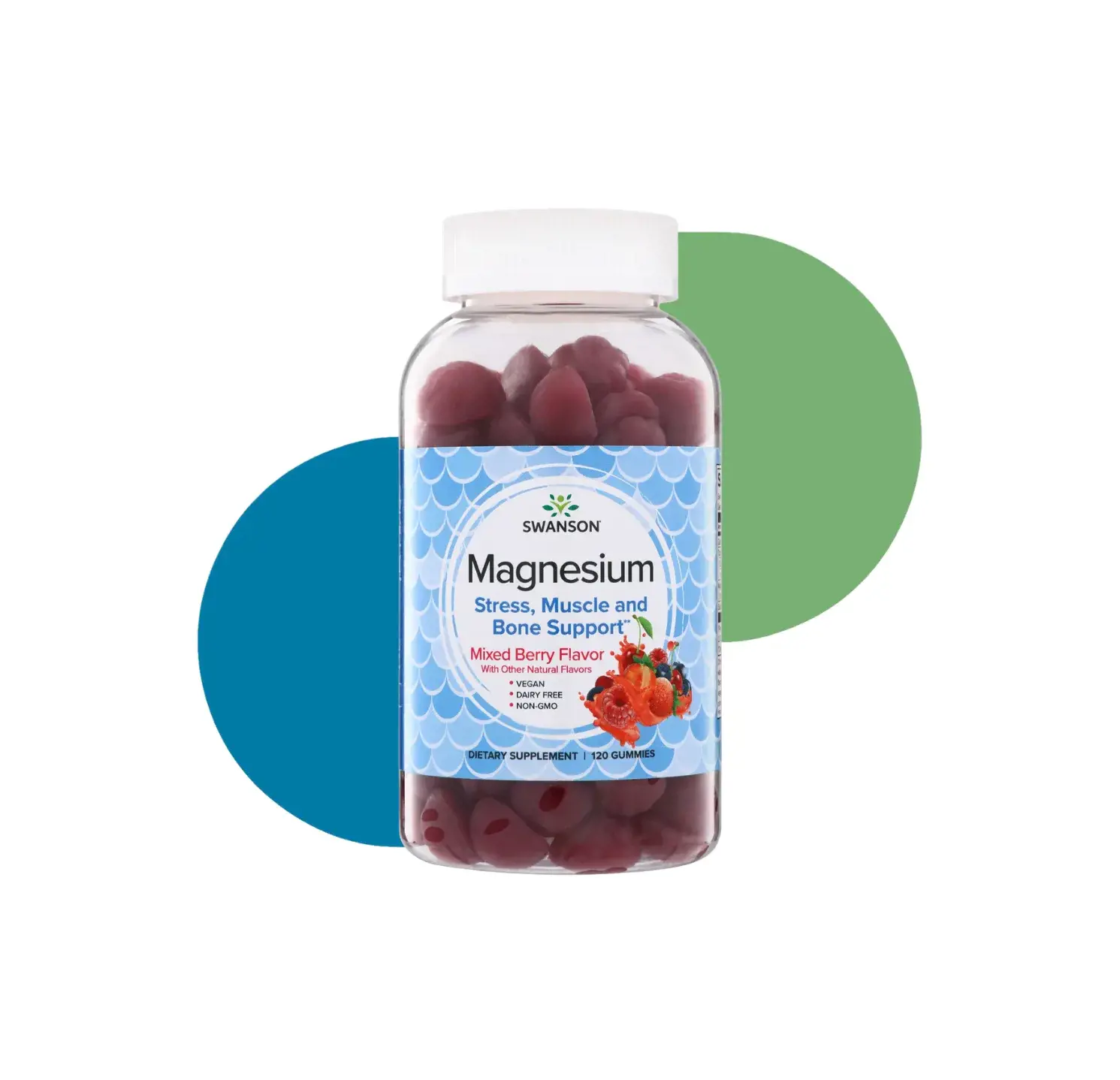 SA MAGNESIUM 200 MG 120 GUMMIES MIXED BERRY FLAVOR