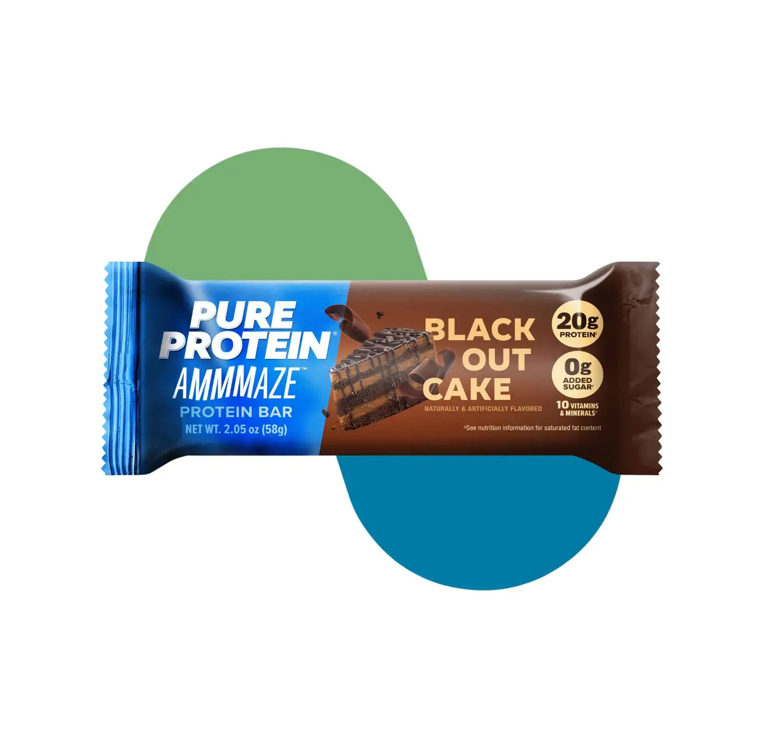 PP PURE PROTEIN BAR 58G BLACK OUT CAKE