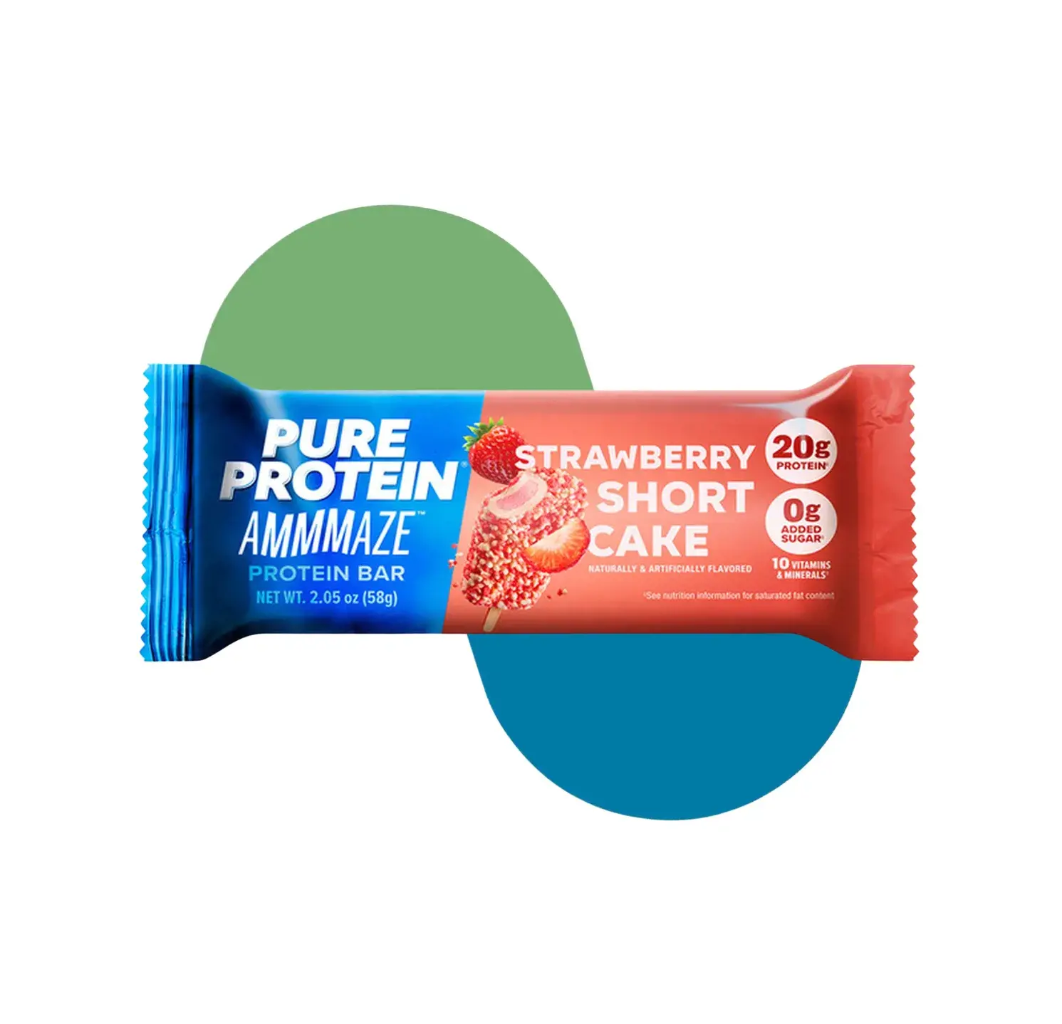 PP PURE PROTIEN BAR 58G STRAW SHORT CAKE
