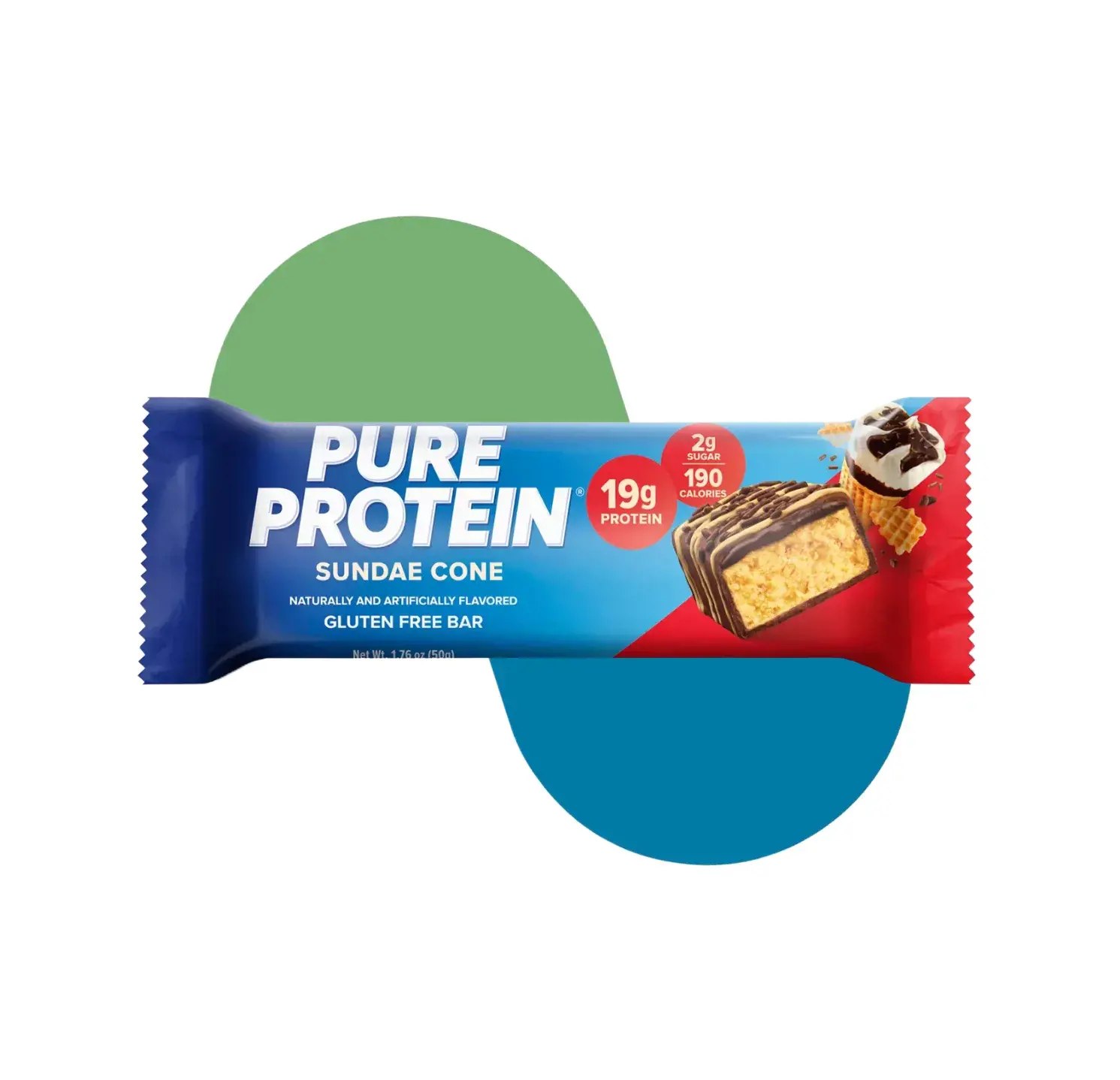 PP PURE PROTIEN BAR 50G SUNDAE CONE