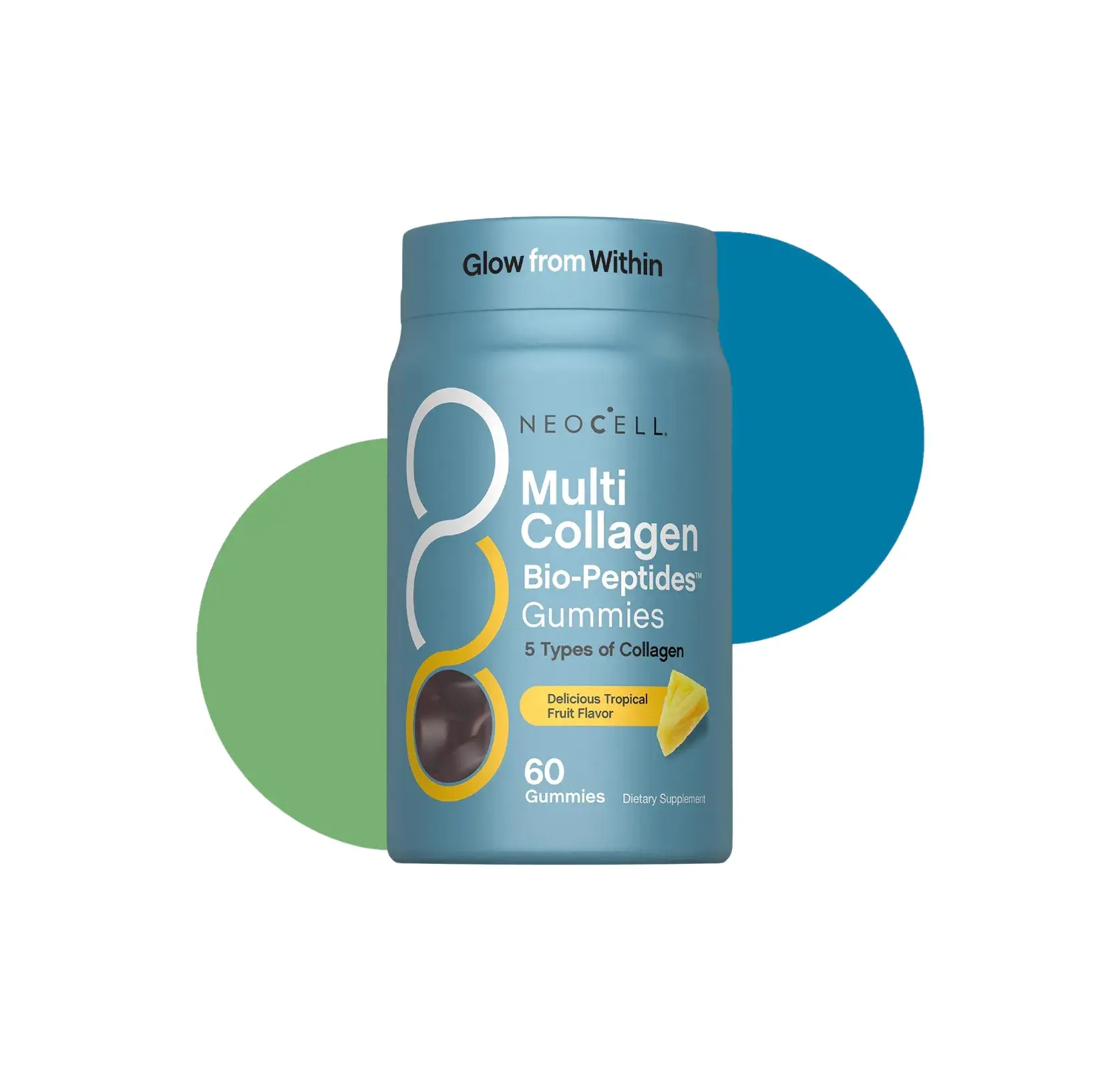 NE MULTI COLLAGEN BIO-PEPTIDES 60 GUMMIES DELICIOUS TROPICAL FRUIT
