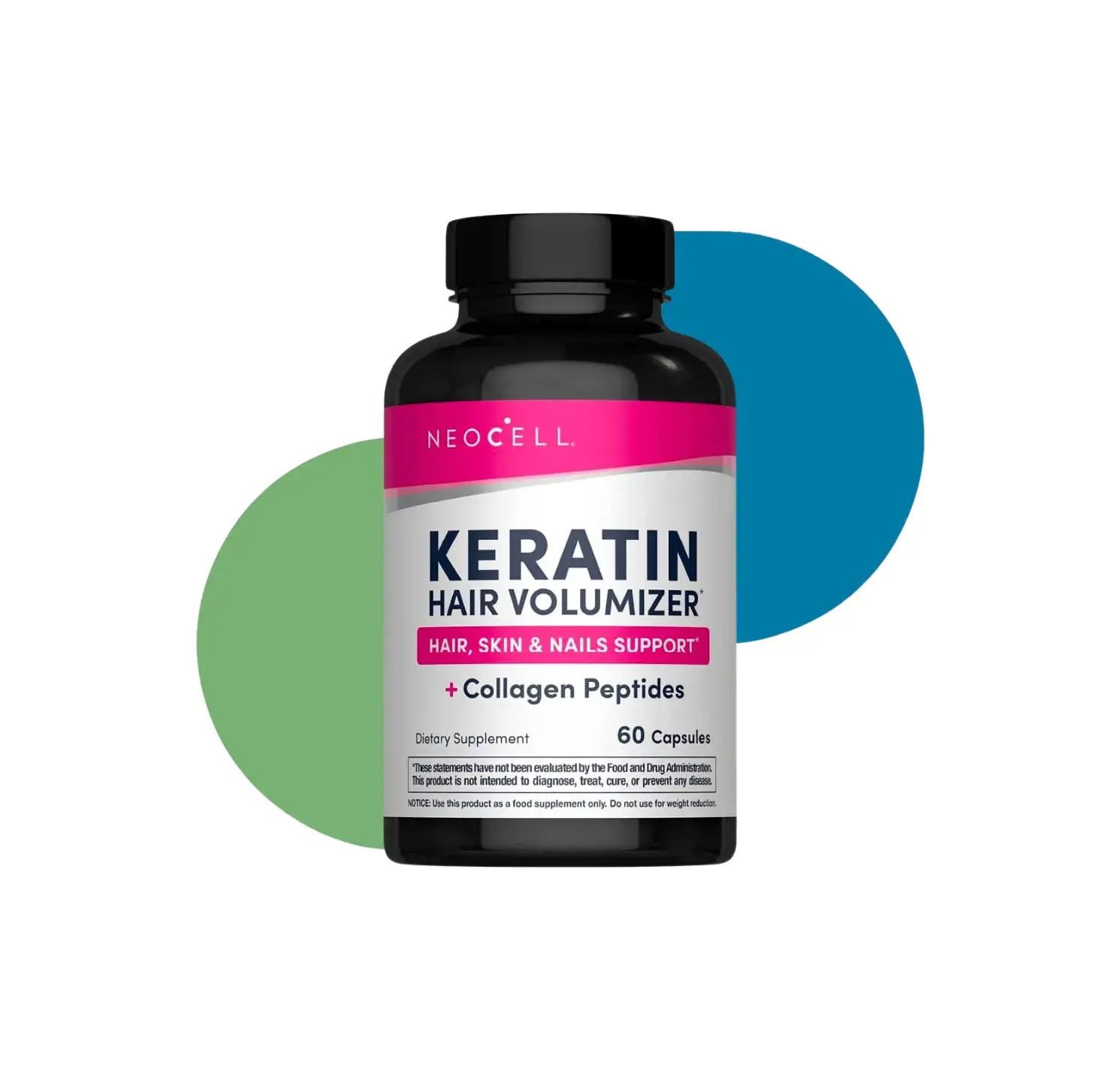 NE KERATIN HAIR VOLUMIZER 60 CAPS