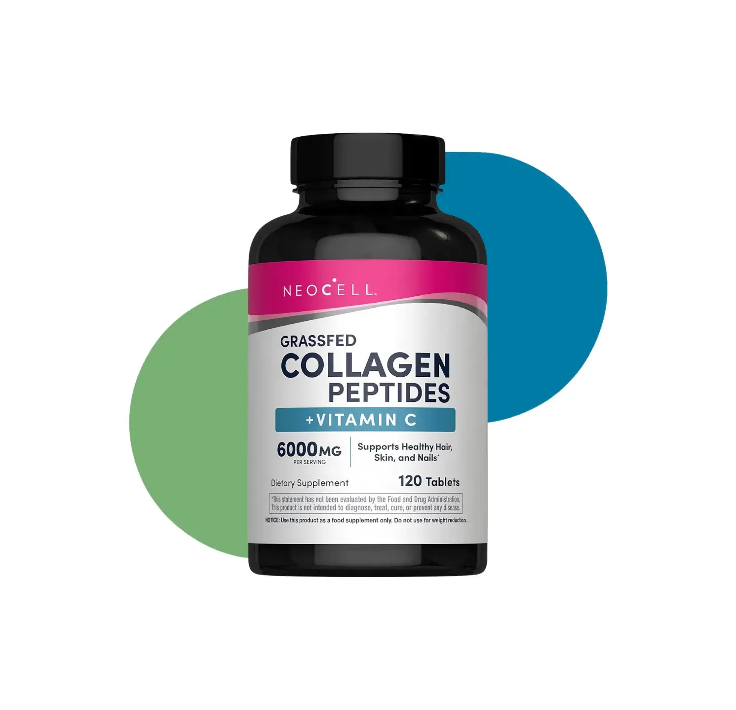 NE GRASSFED COLLAGEN PEPTIDES 6000 MG 120 TABS