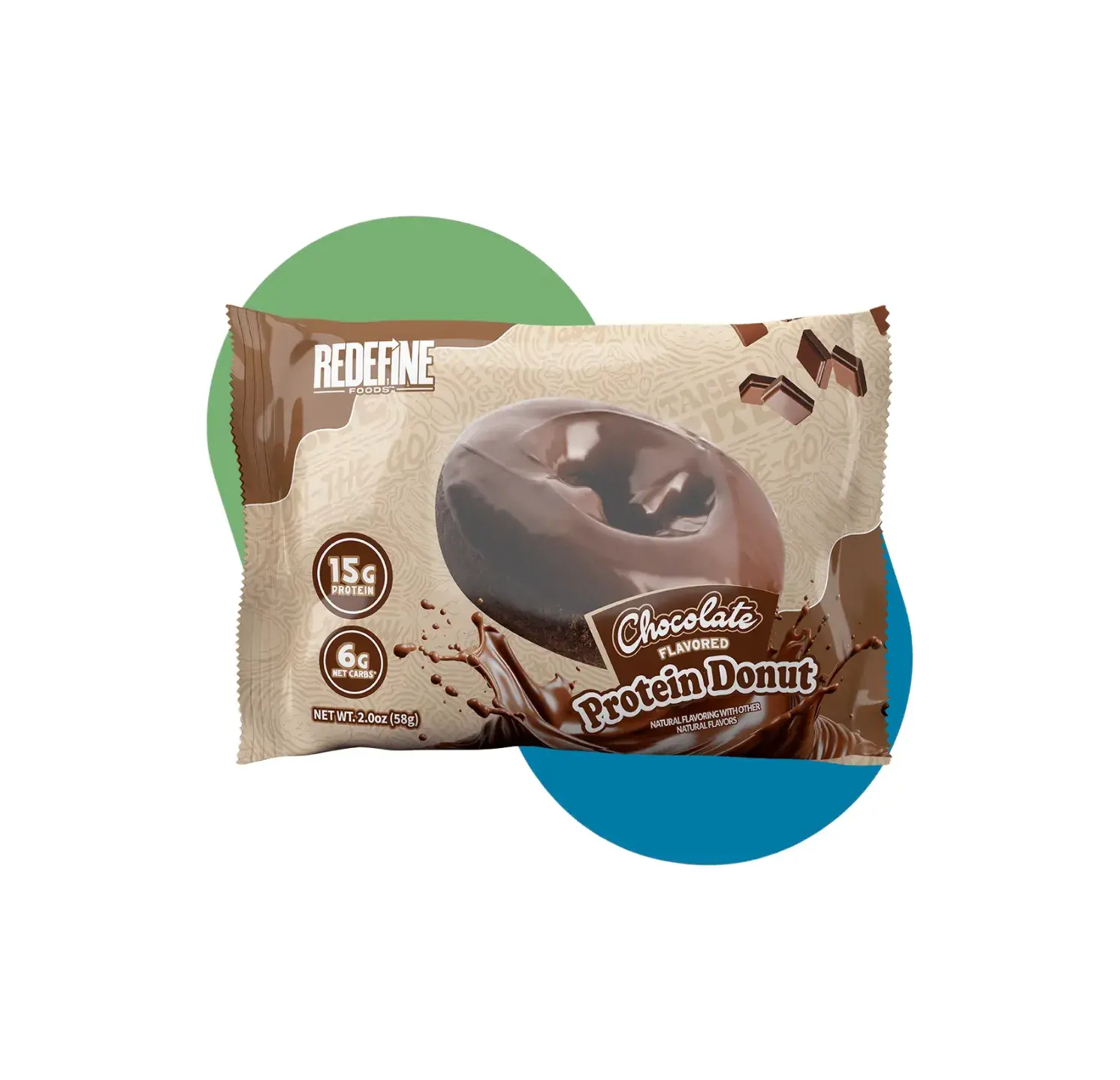 RF PROTEIN DONUT 58GM CHOCOLATE