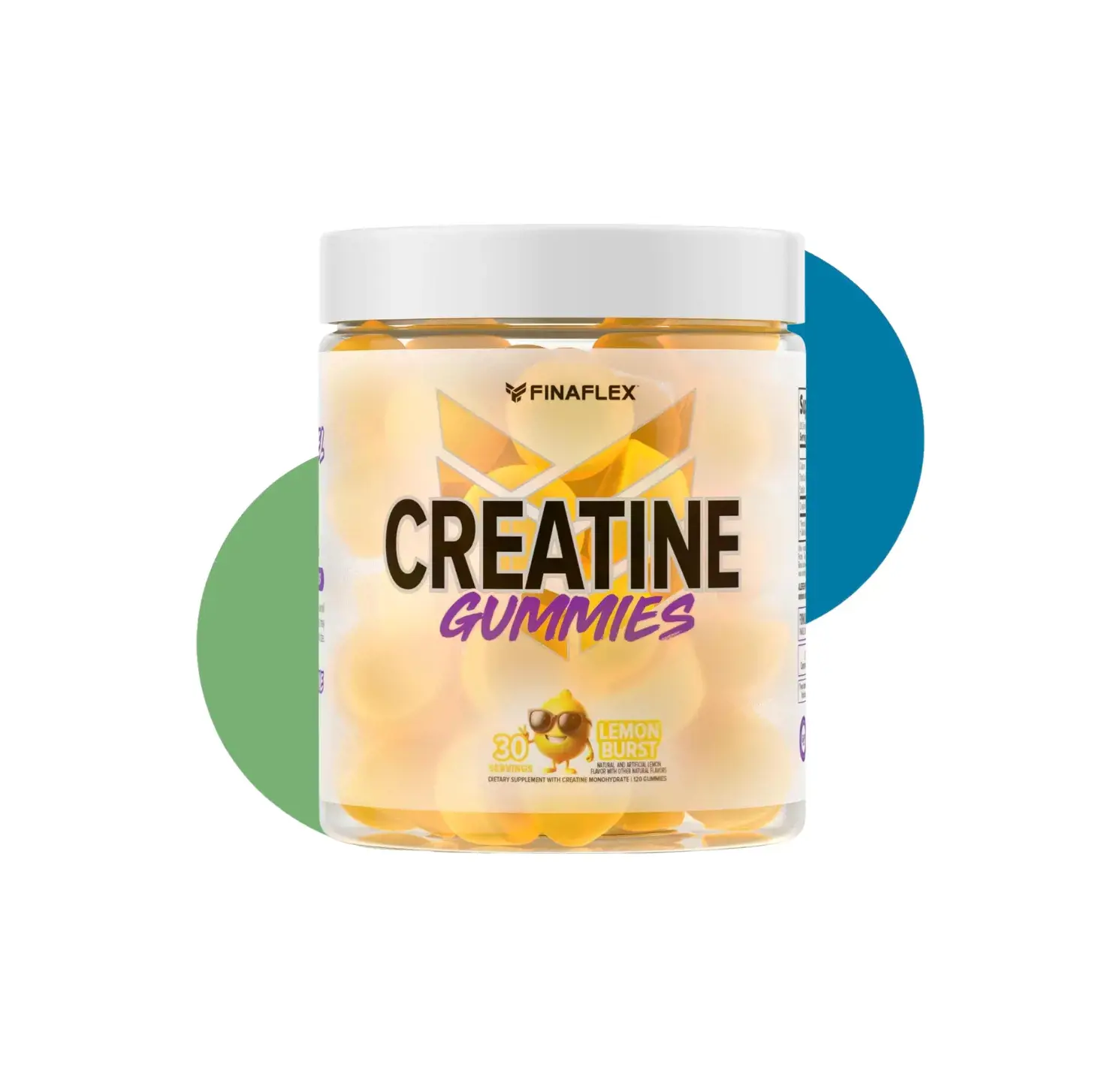 FF CREATINE GUMMIES 30 SER LEMON BURST