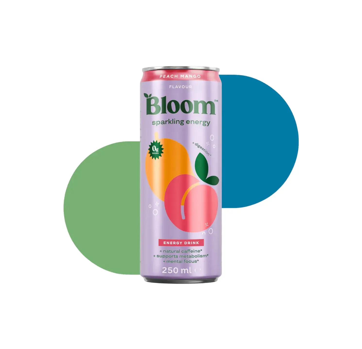 BM SPARKLING ENERGY 250ML PEACH MANGO