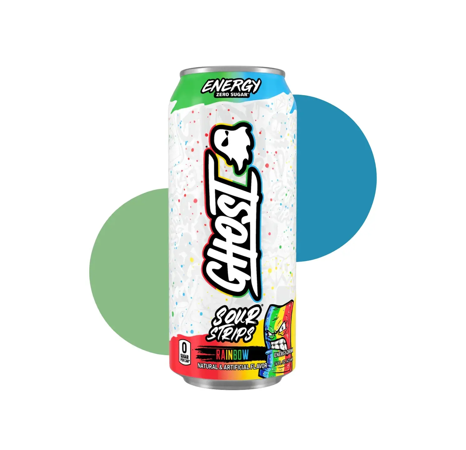 GH ENERGY RTD 473 ML SOUR STRIPS RAINBOW