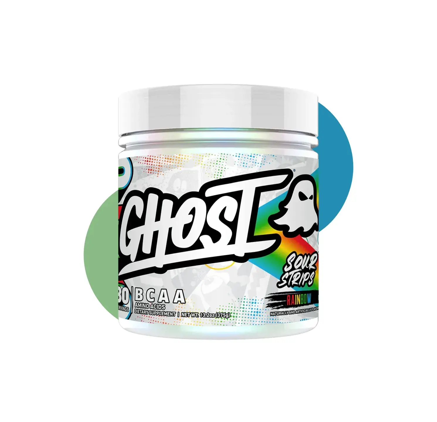 GH BCAA 30 SER SOUR STRIPS RAINBOW