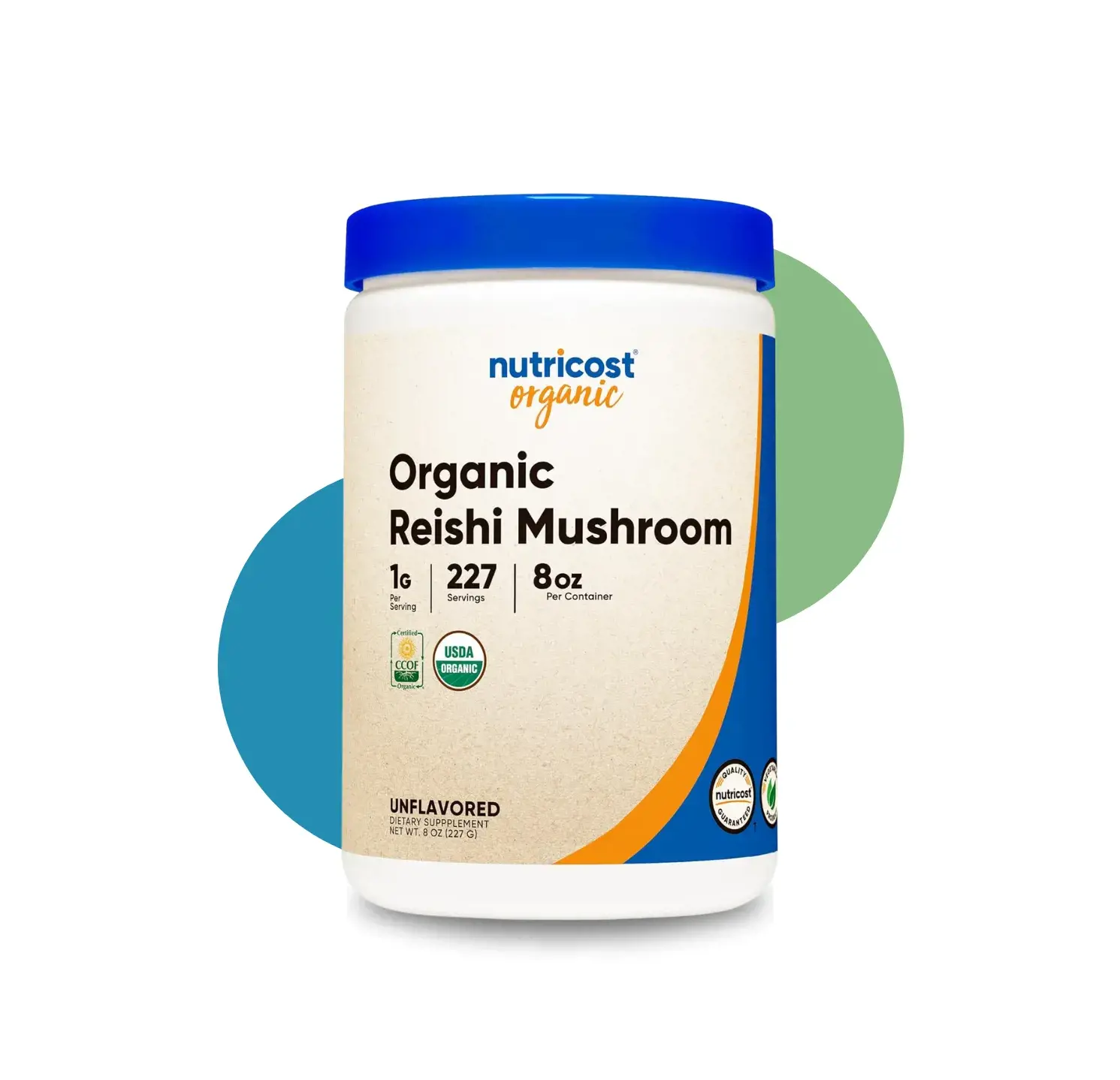 NT ORGANIC REISHI MUSHROOM 1 GM 8 OZ UNFLAVOURED