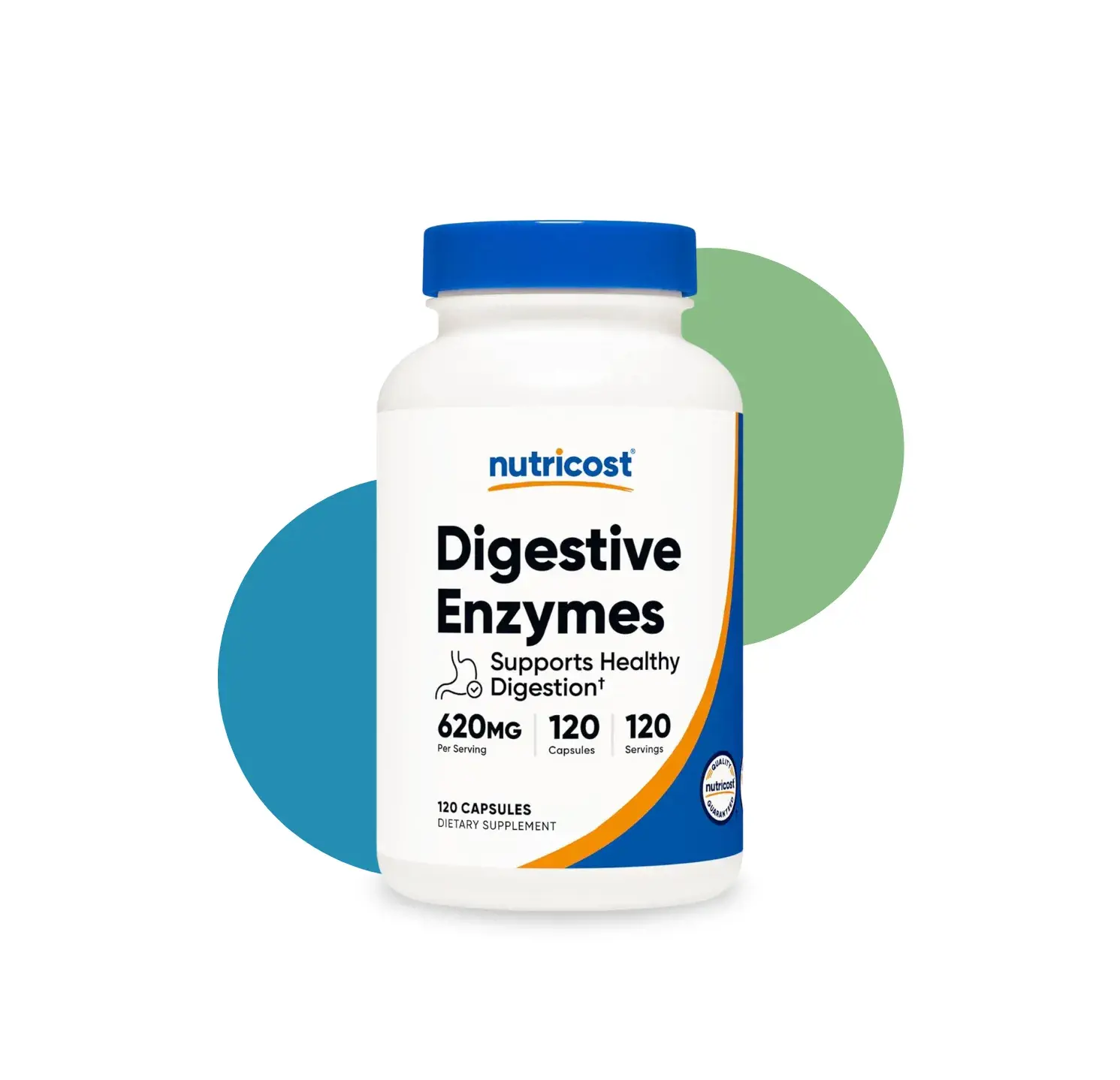NT DIGESTIVE ENZYMES 620 MG 120 CAPS